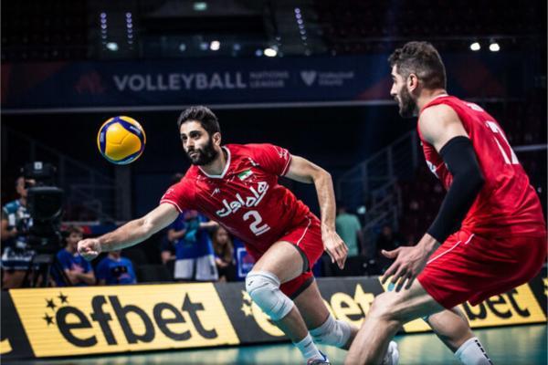 لهستان مقابل والیبال ایران زانو زد